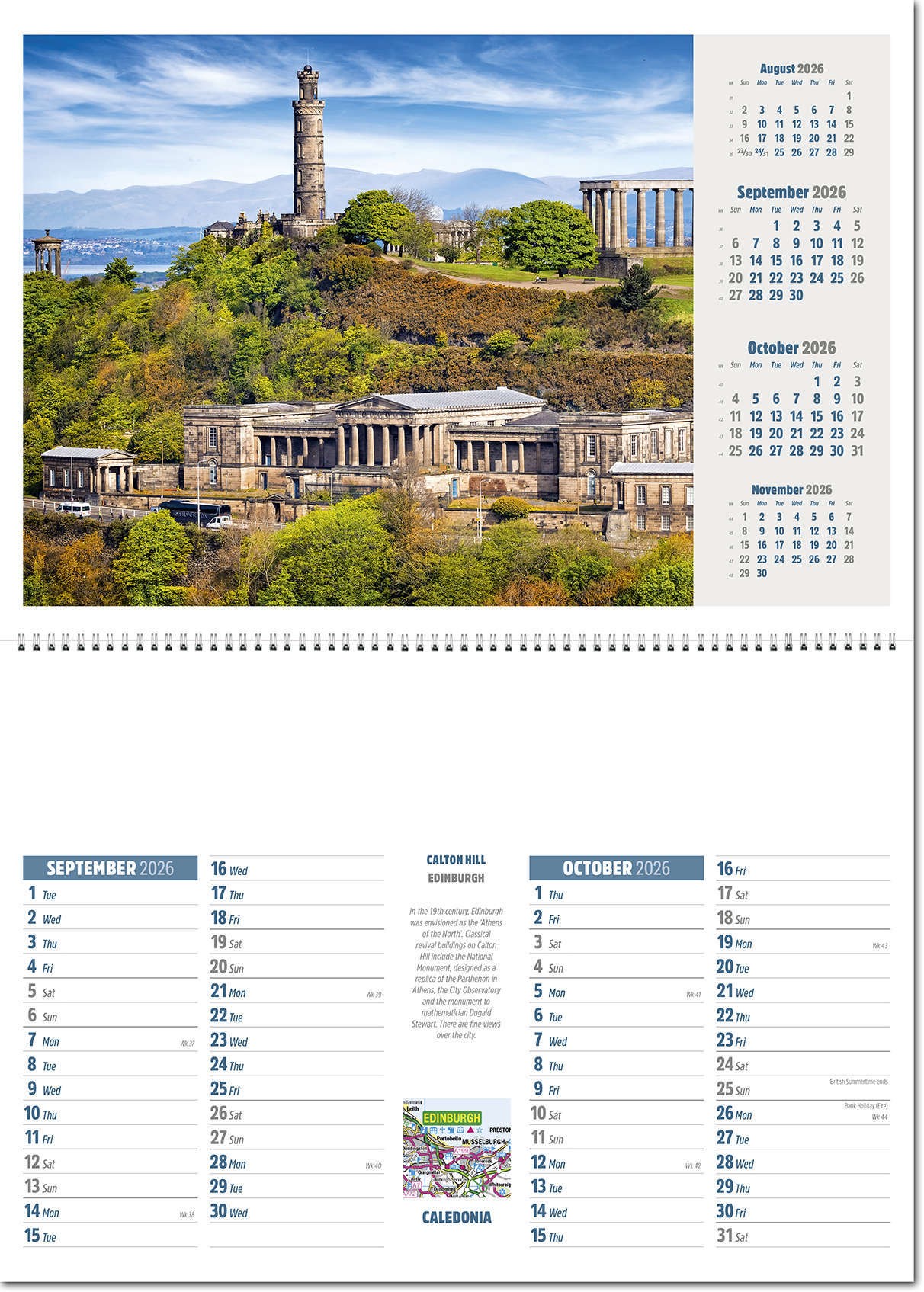 Caledonia Postage Saver Calendar