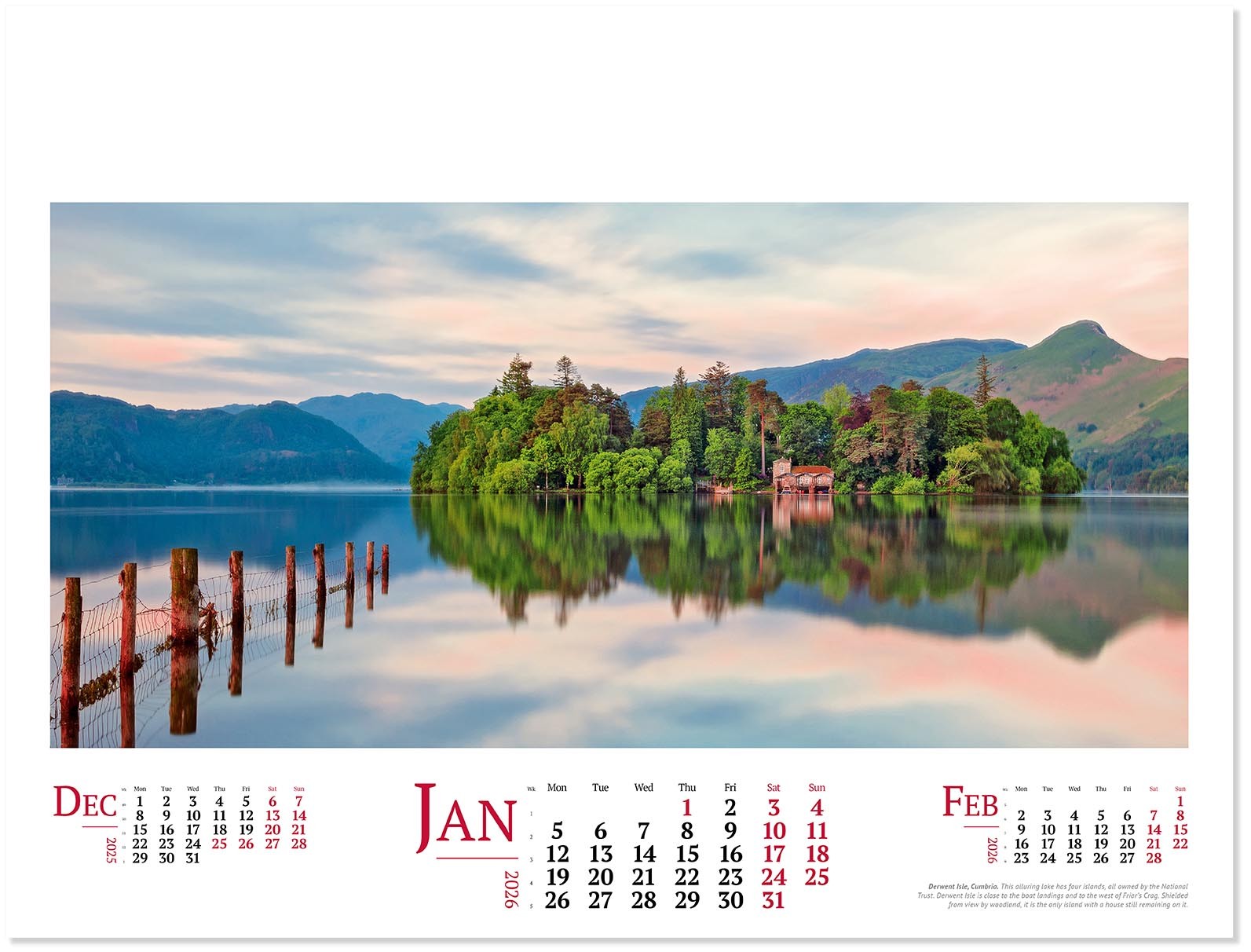 Wild Britain Wall Calendar