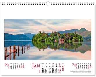 Wild Britain Wall Calendar