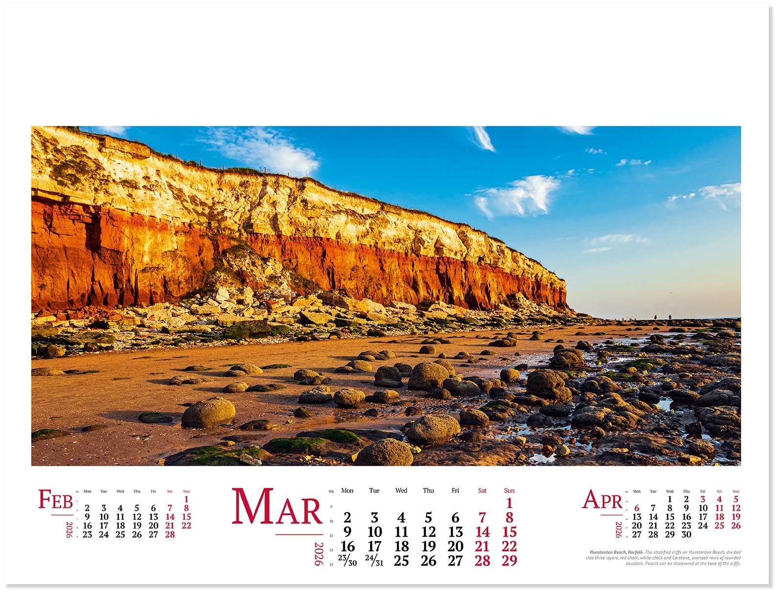 Wild Britain Wall Calendar