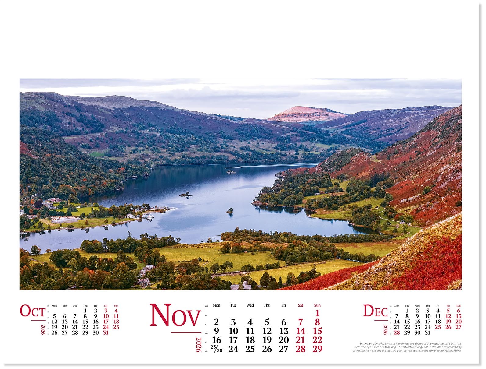 Wild Britain Wall Calendar