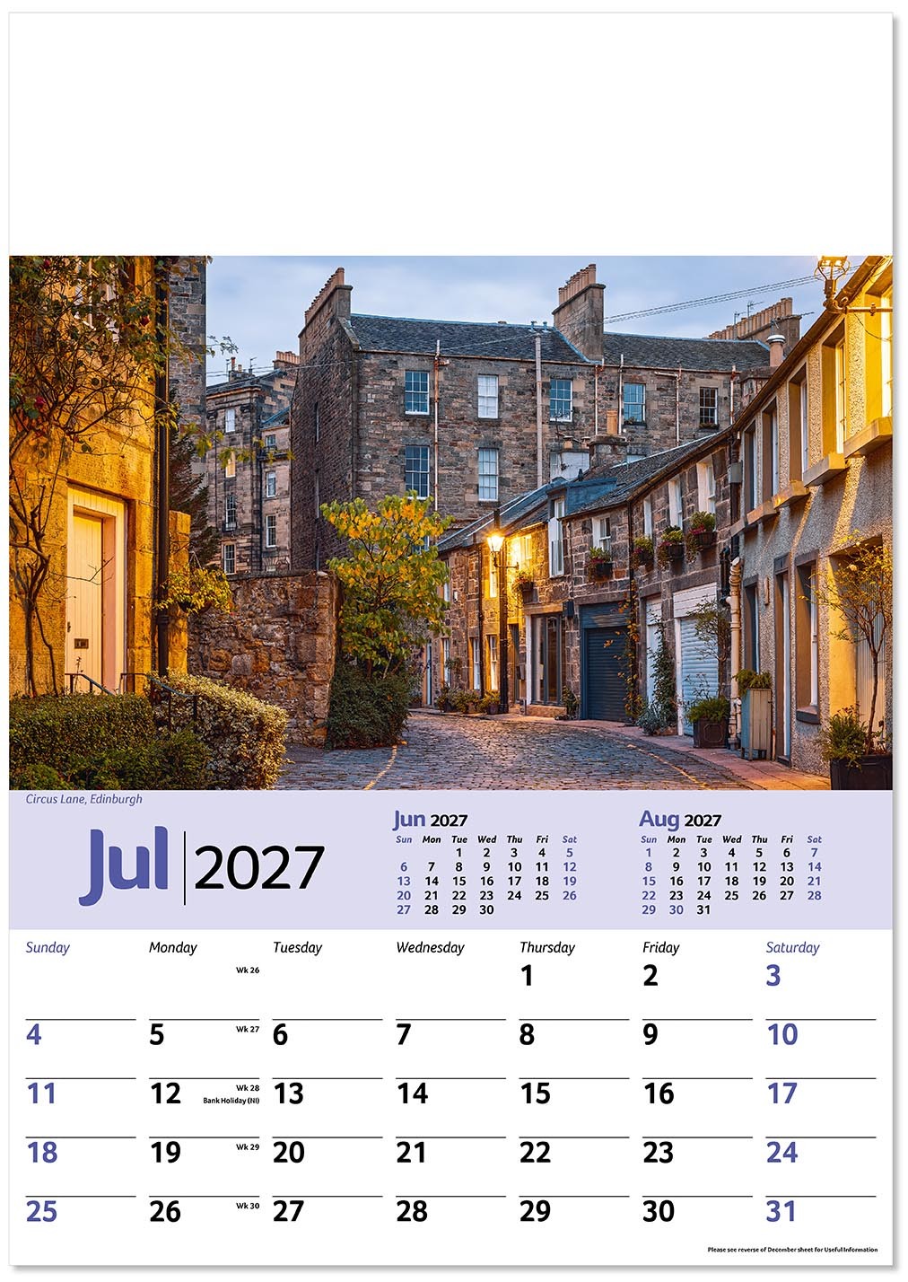 Pride of Scotland Calendar