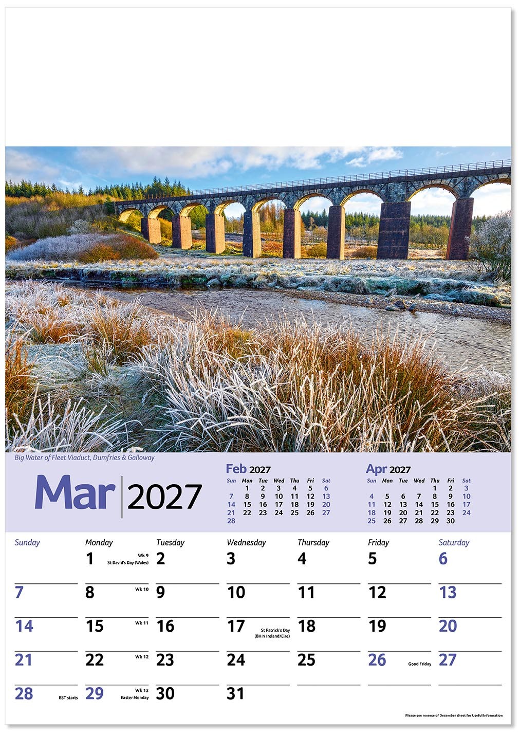 Pride of Scotland Calendar